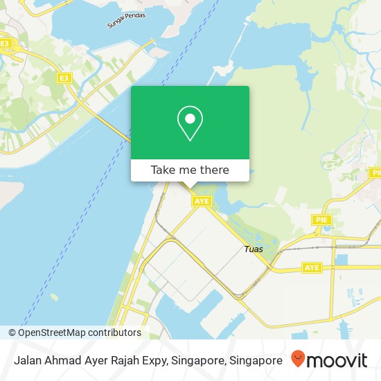 Jalan Ahmad Ayer Rajah Expy, Singapore map