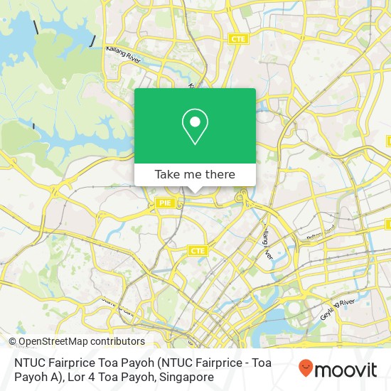 NTUC Fairprice Toa Payoh (NTUC Fairprice - Toa Payoh A), Lor 4 Toa Payoh地图