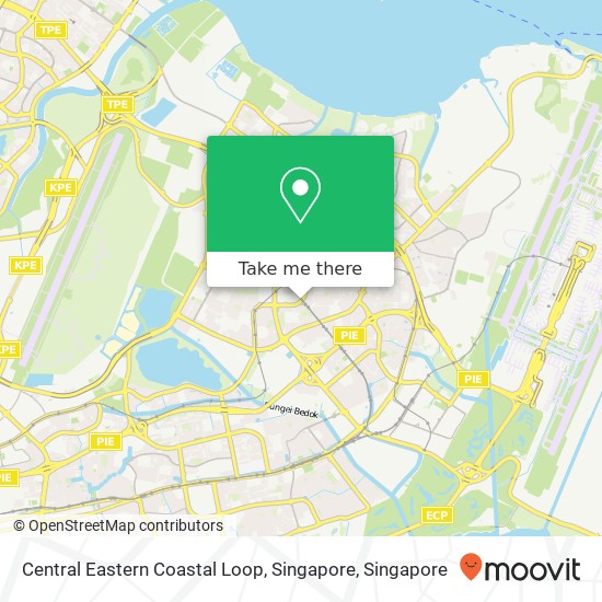 Central Eastern Coastal Loop, Singapore地图