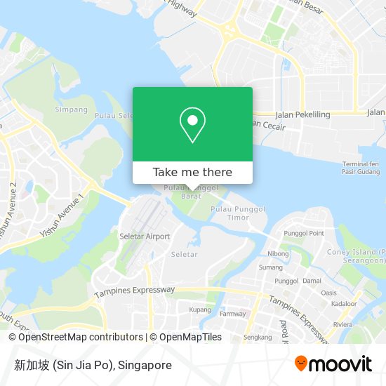 新加坡 (Sin Jia Po) map