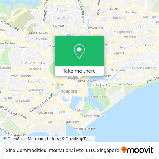 Sino Commodities International Pte. LTD. map