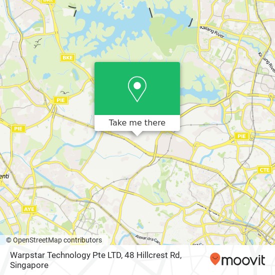 Warpstar Technology Pte LTD, 48 Hillcrest Rd map