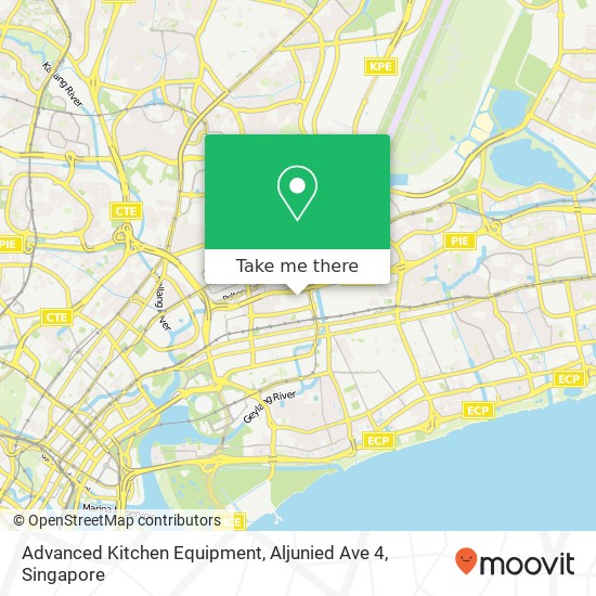 Advanced Kitchen Equipment, Aljunied Ave 4 map