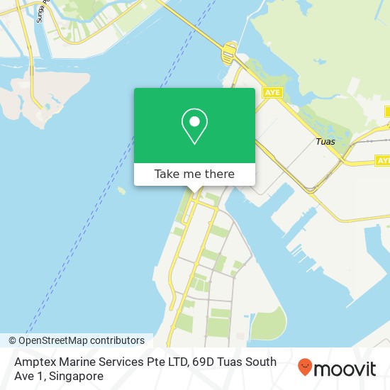 Amptex Marine Services Pte LTD, 69D Tuas South Ave 1 map