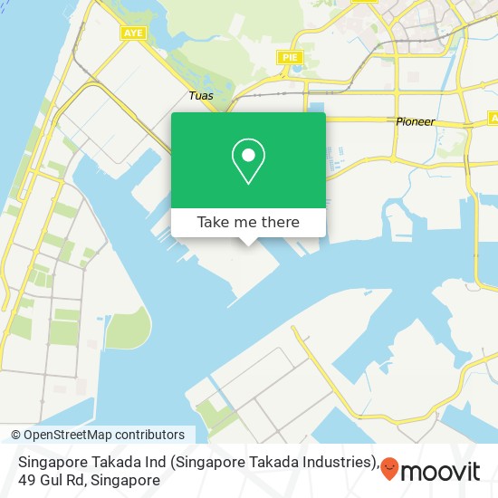 Singapore Takada Ind (Singapore Takada Industries), 49 Gul Rd地图