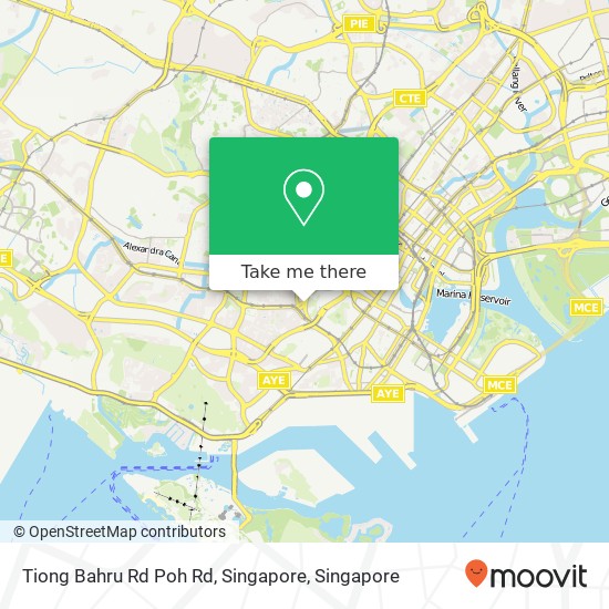 Tiong Bahru Rd Poh Rd, Singapore地图