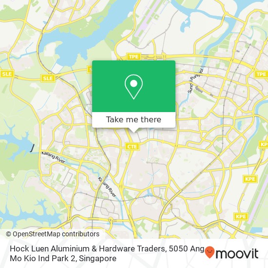 Hock Luen Aluminium & Hardware Traders, 5050 Ang Mo Kio Ind Park 2地图