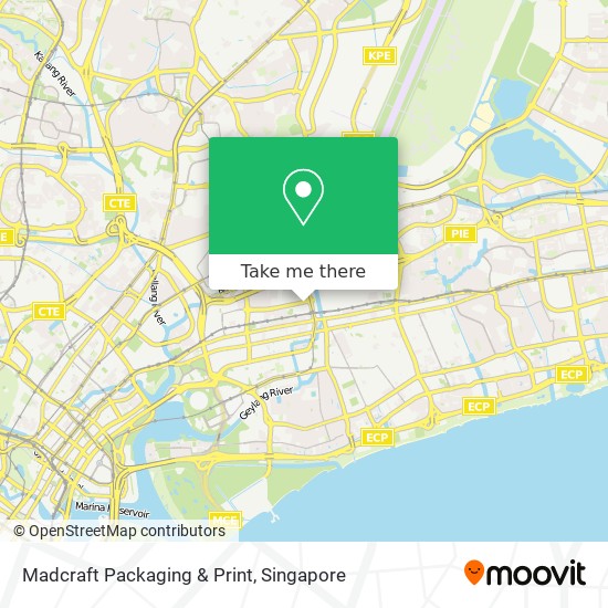 Madcraft Packaging & Print map