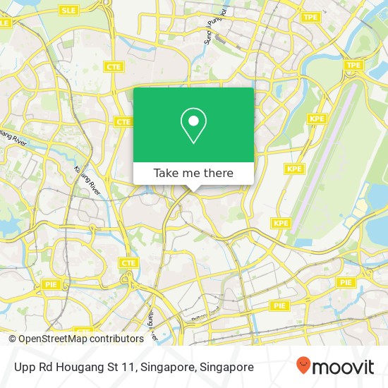 Upp Rd Hougang St 11, Singapore map