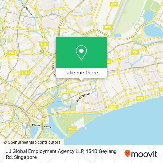 JJ Global Employment Agency LLP, 454B Geylang Rd map