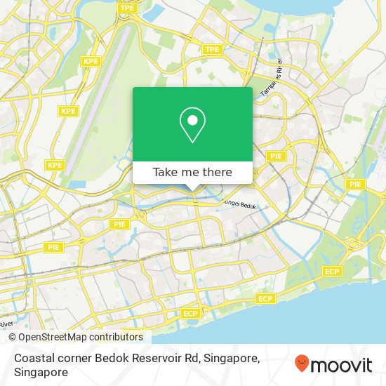 Coastal corner Bedok Reservoir Rd, Singapore地图