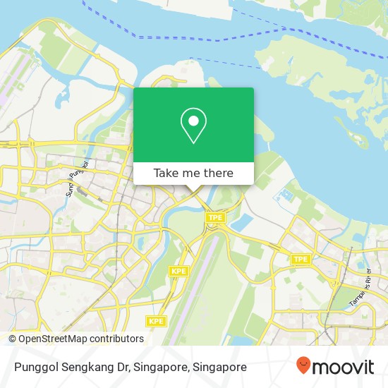 Punggol Sengkang Dr, Singapore地图