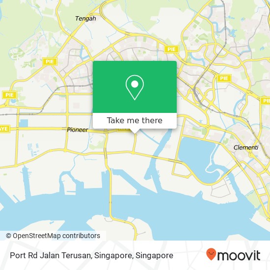 Port Rd Jalan Terusan, Singapore map