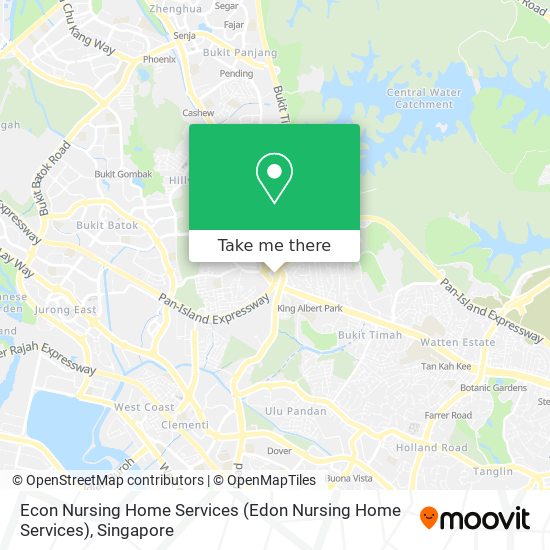 Econ Nursing Home Services map