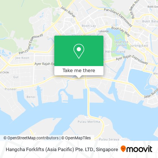 Hangcha Forklifts (Asia Pacific) Pte. LTD. map