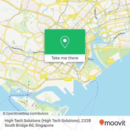 High-Tech Solutions (High Tech Solutions), 232B South Bridge Rd地图