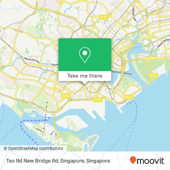 Teo Rd New Bridge Rd, Singapore map