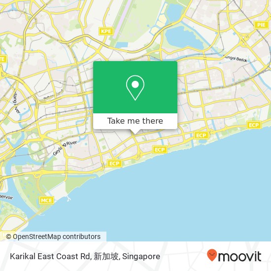 Karikal East Coast Rd, 新加坡地图