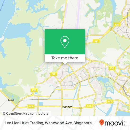 Lee Lian Huat Trading, Westwood Ave map