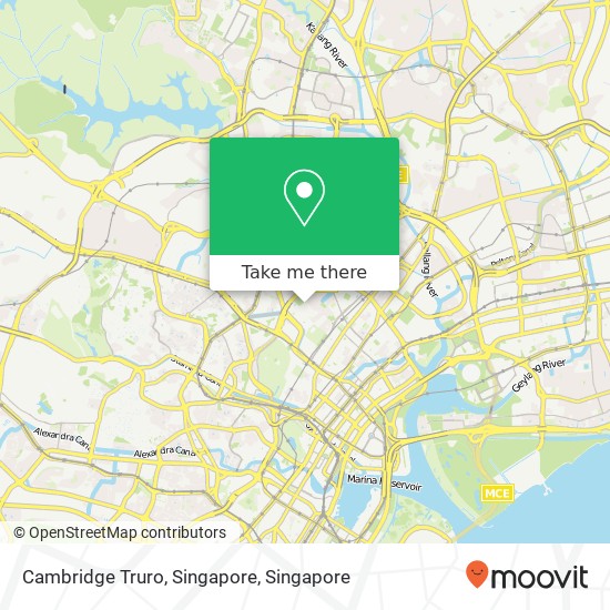 Cambridge Truro, Singapore map