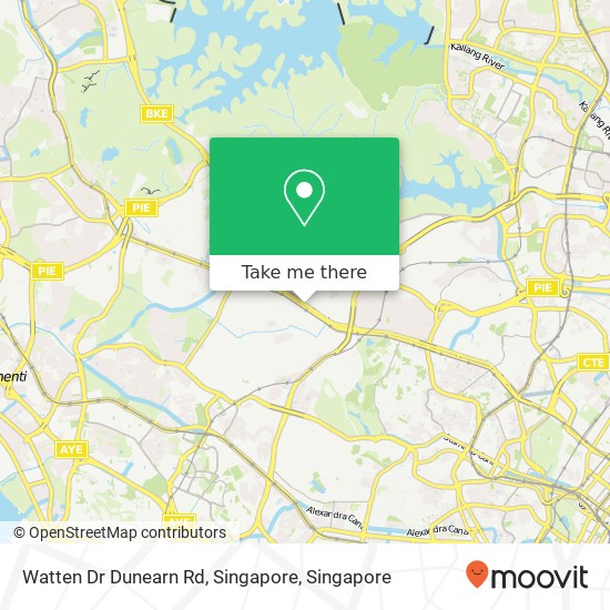 Watten Dr Dunearn Rd, Singapore map