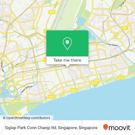Siglap Park Conn Changi Rd, Singapore map