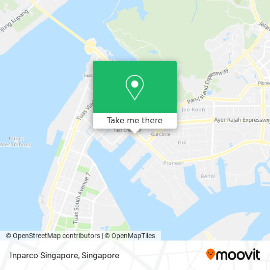 Inparco Singapore map