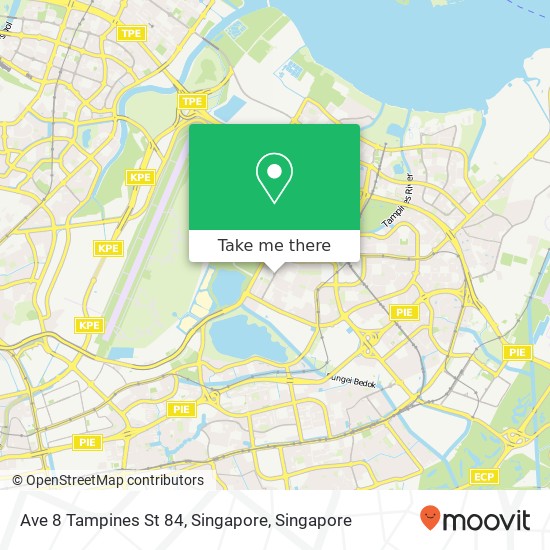 Ave 8 Tampines St 84, Singapore map