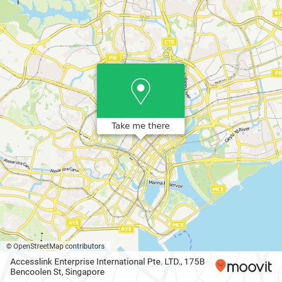 Accesslink Enterprise International Pte. LTD., 175B Bencoolen St地图