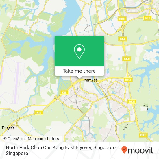North Park Choa Chu Kang East Flyover, Singapore map