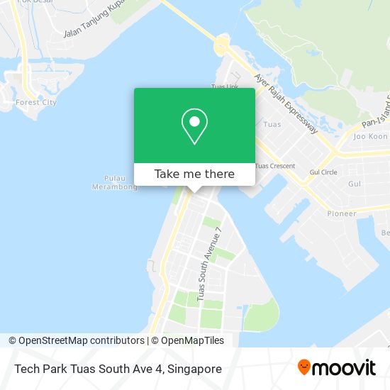Tech Park Tuas South Ave 4 map