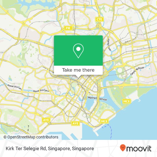 Kirk Ter Selegie Rd, Singapore地图