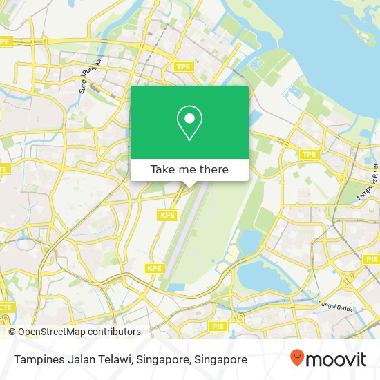 Tampines Jalan Telawi, Singapore map