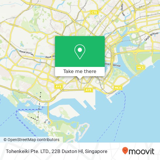 Tohenkeiki Pte. LTD., 22B Duxton Hl map