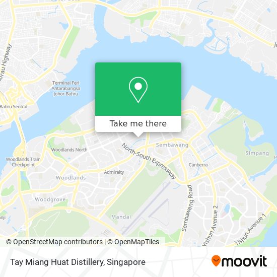 Tay Miang Huat Distillery map