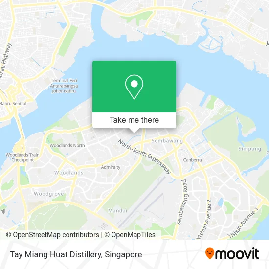 Tay Miang Huat Distillery map