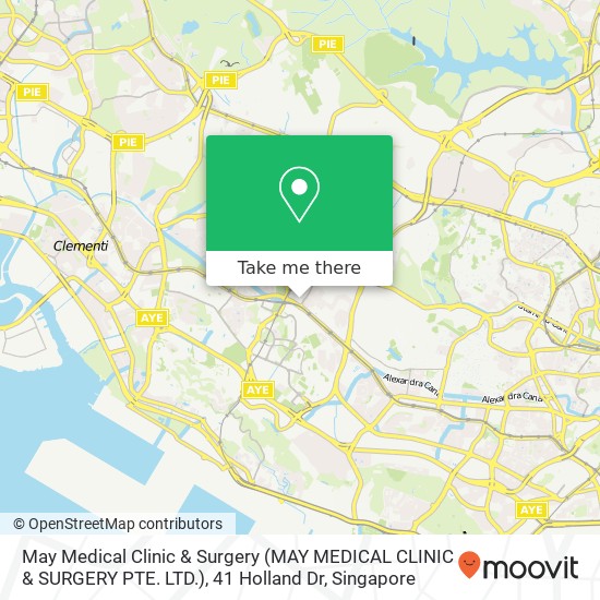 May Medical Clinic & Surgery (MAY MEDICAL CLINIC & SURGERY PTE. LTD.), 41 Holland Dr map