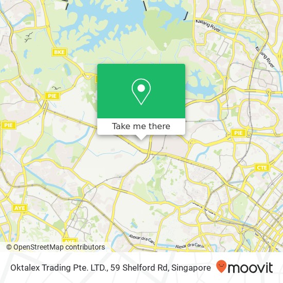 Oktalex Trading Pte. LTD., 59 Shelford Rd map