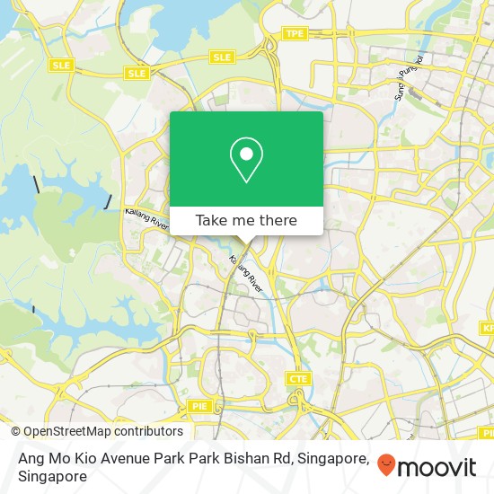 Ang Mo Kio Avenue Park Park Bishan Rd, Singapore map