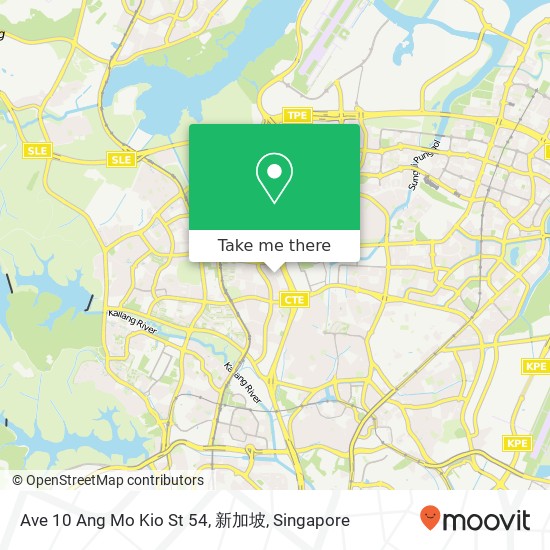 Ave 10 Ang Mo Kio St 54, 新加坡 map