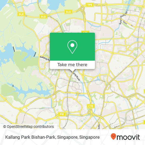 Kallang Park Bishan-Park, Singapore地图
