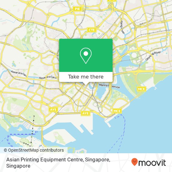 Asian Printing Equipment Centre, Singapore map