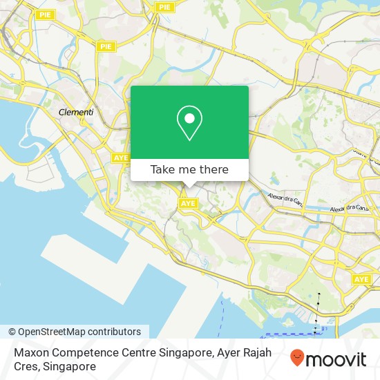 Maxon Competence Centre Singapore, Ayer Rajah Cres map