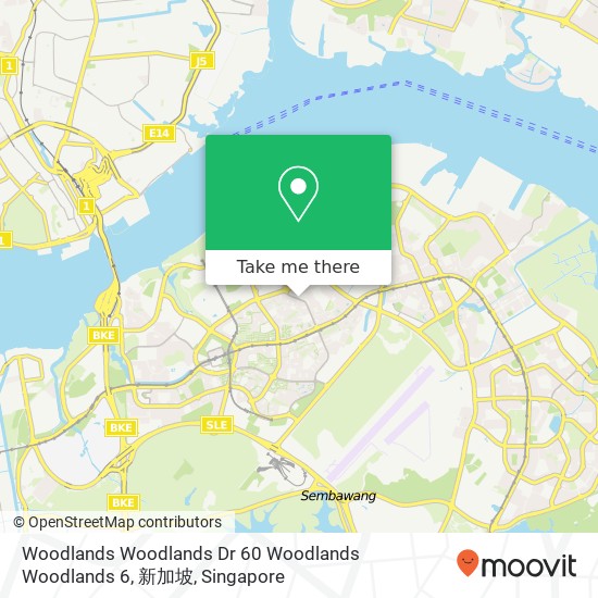 Woodlands Woodlands Dr 60 Woodlands Woodlands 6, 新加坡 map