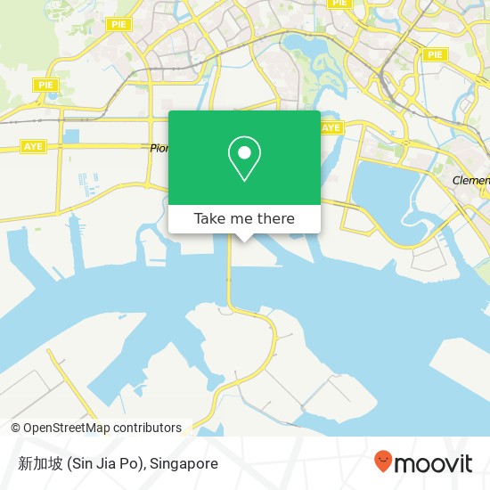 新加坡 (Sin Jia Po)地图