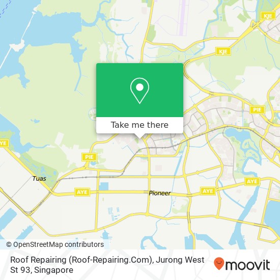 Roof Repairing (Roof-Repairing.Com), Jurong West St 93地图