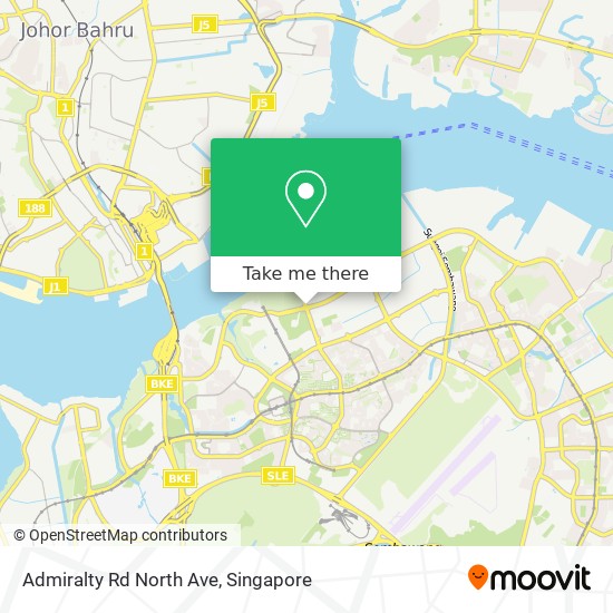 Admiralty Rd North Ave地图