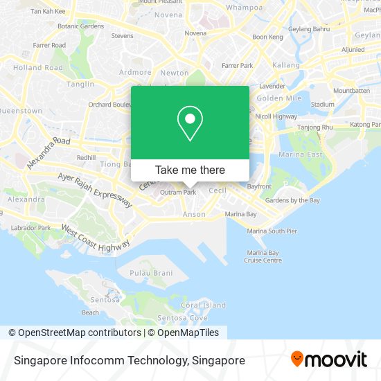 Singapore Infocomm Technology map
