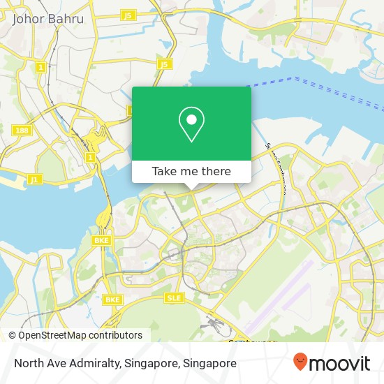 North Ave Admiralty, Singapore map