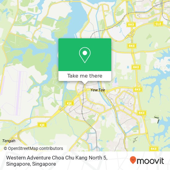 Western Adventure Choa Chu Kang North 5, Singapore map